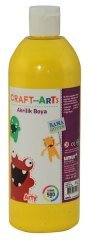 CRAFT&ARTS AKRİLİK BOYA 500ml SARI U1560-SA