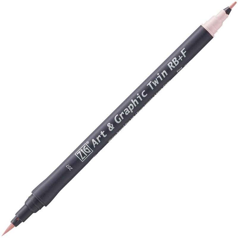 ZIG ART&GRAPHIC TWIN RB TUT-95 207 PALE PINK