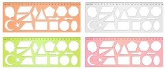HATAS ŞABLON GEOMETRİK ŞEKİLLER 25 CM 02285