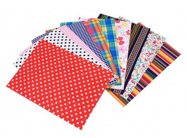 LİNO EVA 20X30 5 DESEN 10 RENK KUMAŞ DESEN RBE-207