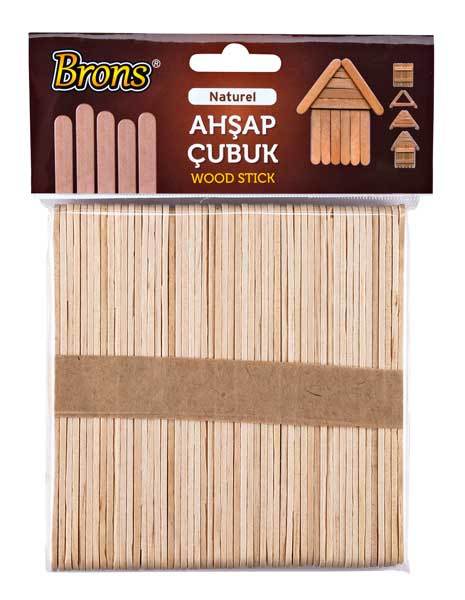 BRONS ÇUBUK AHŞAP NATUREL GENİŞ BR-901