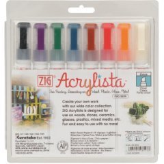 ZIG ACRYLISTA MARKÖR KESİK UÇ PAC-50/8VA 8Lİ SET