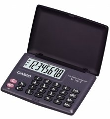 CASIO HESAP MAKİNESİ CEP TİPİ LC-160LV-BK 8 HANE