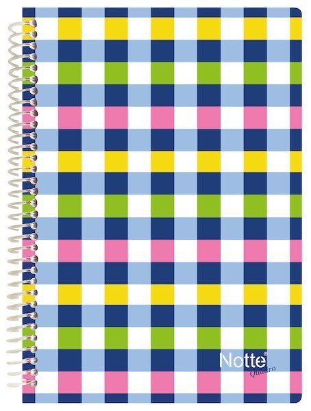 NOTTE DEFTER A4 SPR.PLS.K. QUADRO 100YP Ç. 60-168