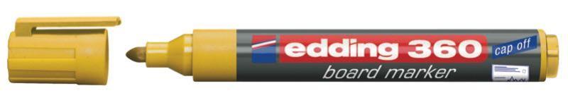 EDDING BEYAZ TAHTA KALEMİ CAP OFF E-360 SARI