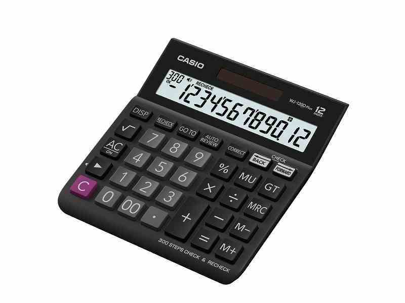CASIO HESAP MAKİNESİ MASAÜSTÜ WJ-120D 12 HANE