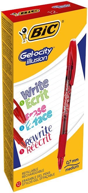 BIC JEL K. SİLİNEBİLİR GELOCITY KIRM 12Lİ 943442