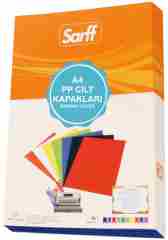 SARFF CİLT K.A4 450M PVC KIRMIZI 50 Lİ 15201108