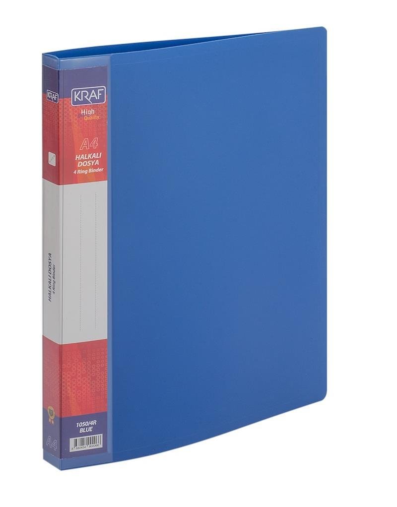 KRAF HALKALI DOSYA 4 HALKA 1050/4R MAVİ