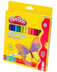 PLAY-DOH KEÇELİ KALEM 12 RENK 5MM KE-007