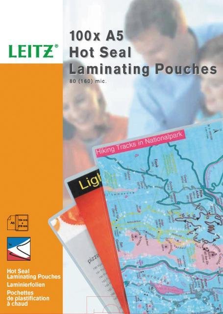 LEITZ LAMİNASYON FİLMİ A5 125MIC 100 LÜ L-7493