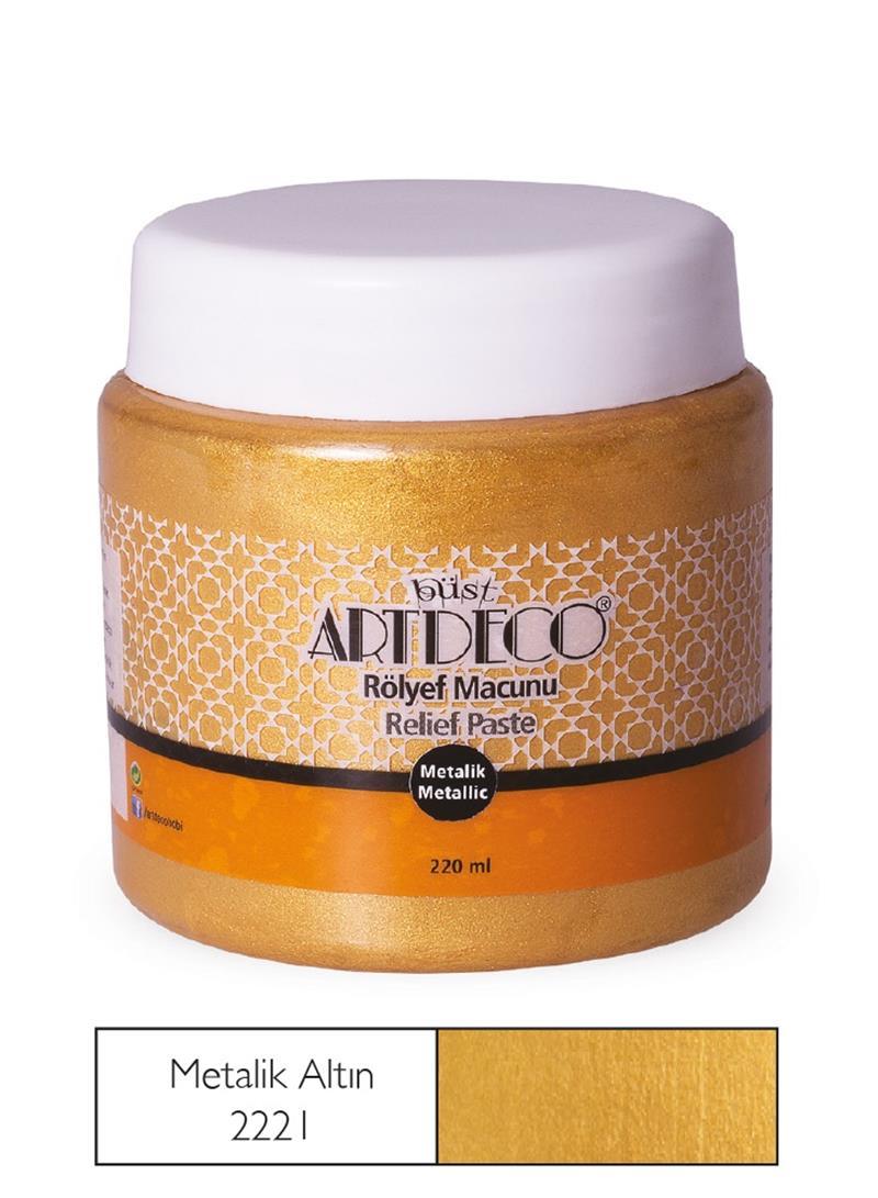 ARTDECO ROLYEF MACUNU ALTIN METALİK Y-054N 2221