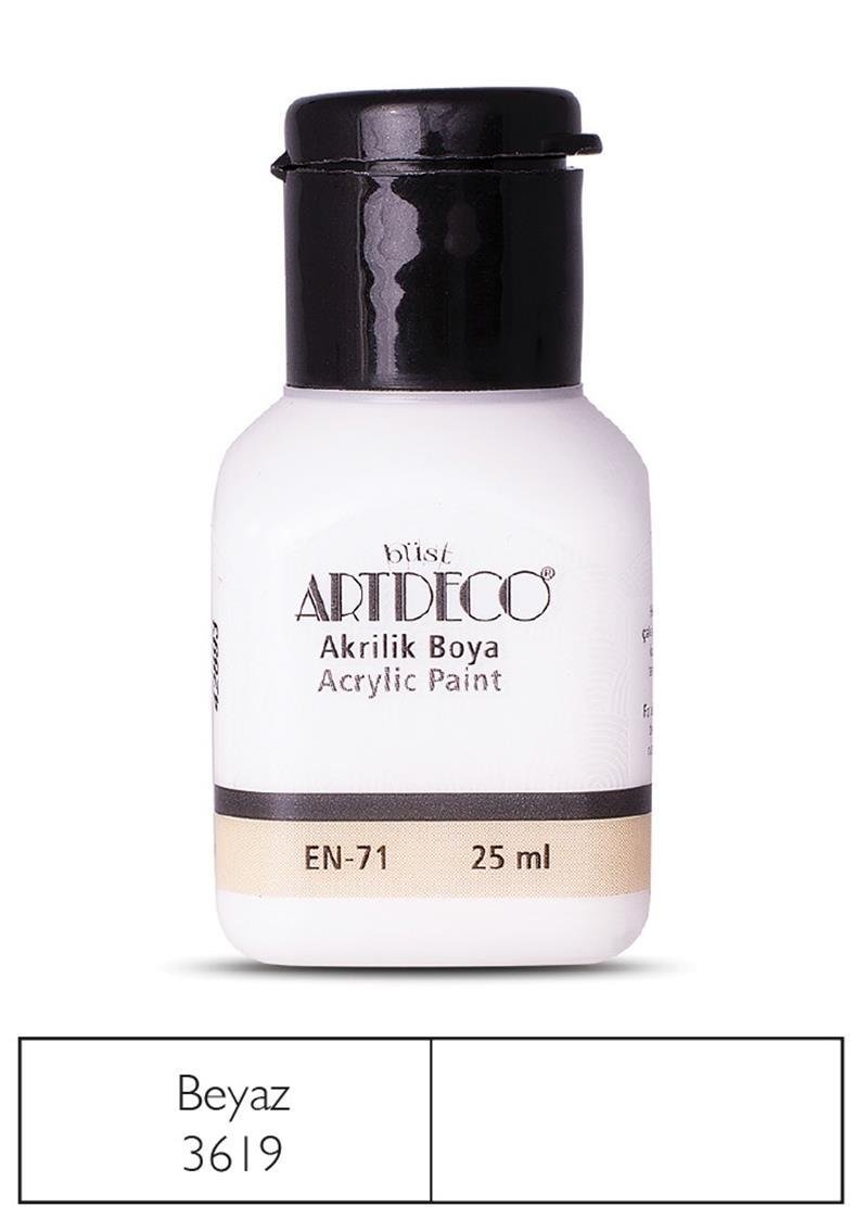 ARTDECO AKRİLİK BOYA 25 ML BEYAZ Y-070A-3619