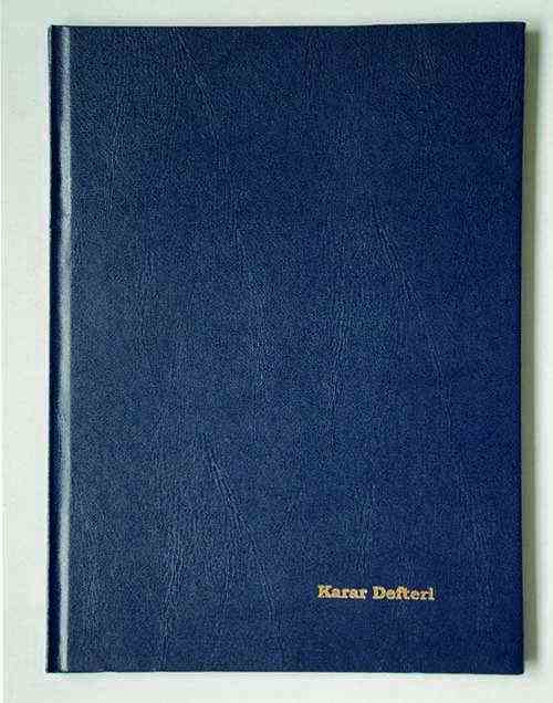 DİLMAN KARAR DEFTERİ CILTLI 192 YP