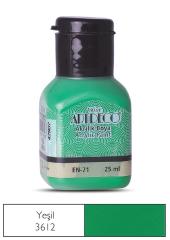 ARTDECO AKRİLİK BOYA 25 ML YEŞİL Y-070A-3612