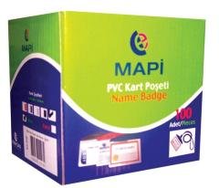 MAPİ KART P.PVC OVAL ŞERİTLİ ŞEFFA 100LÜ 910 10 02