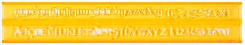 HATAS YAZI ŞABLONU TEKNİK RESİM 5 MM. 02210