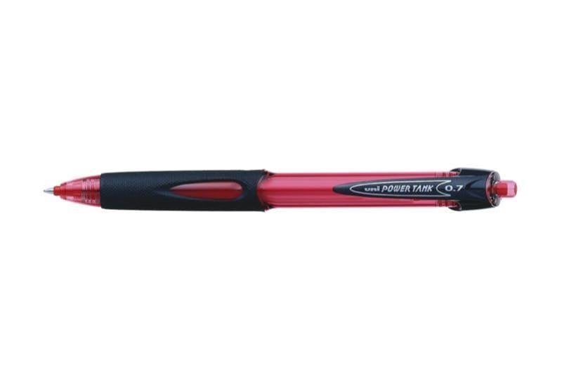 UNİ TÜKENMEZ KALEM POWERTANK SN-227 0.7 KIRMIZI