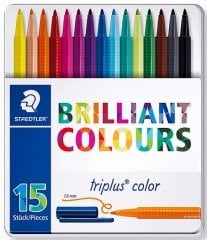 STAEDTLER KEÇELİ KALEM TRIPLUS 15Lİ METAL 323 M15