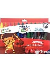 PENSAN KEÇELİ KALEM 12 Lİ KIDZ JUMBO 99040