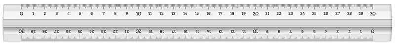 HATAS TRİBLDESİMETRE ŞEFFAF 30 CM 00250
