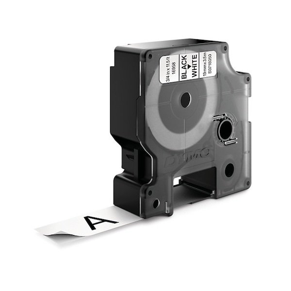 DYMO ŞERİT D1 ESNEK 19MMx3,5 SİY/BEY 718050 16958