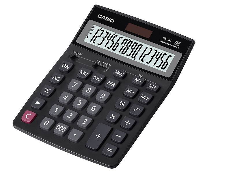 CASIO HESAP MAKİNESİ MASAÜSTÜ GX-16S 16 HANE
