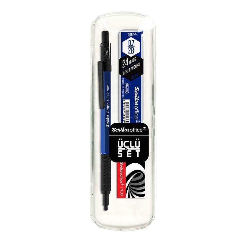 SCRIKSS VERSATİL GRAPH-X 0,7 MAVİ 3 LÜ SET