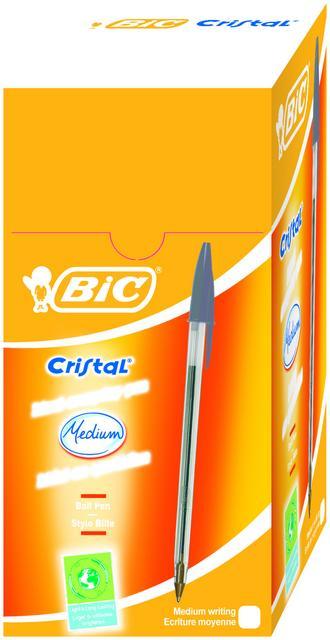 BIC TÜKENMEZ CRISTAL MED SİYAH 50Lİ 847897