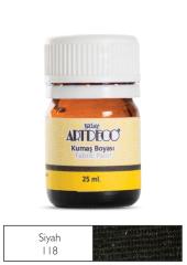 ARTDECO KUMAŞ BOYASI 25 ML. BLACK Y-010A-118