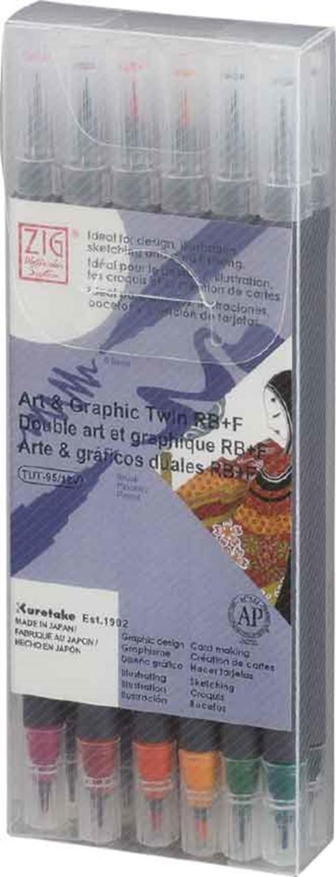 ZIG ART&GRAPHIC TWIN RB TUT-95/12VDE 12Lİ DEEP