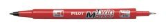 PILOT PERMANENT MARKÖR TWIN KIRMIZI SCA-TM-R