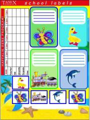 TANEX OKUL ETİKETİ DERS PROGRAMLI 20 AD/PŞ