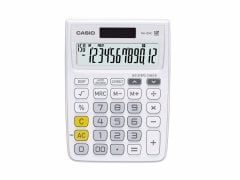 CASIO HESAP MAKİNESİ MASAÜSTÜ MJ-12VC-WE 12 HANE