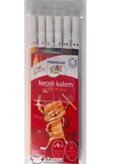 PENSAN KEÇELİ KALEM   6 LI KIDZ 34000