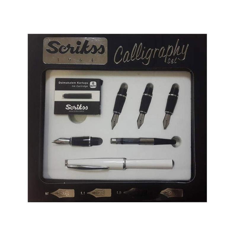 SCRIKSS KALİGRAFİ SET BEYAZ 33