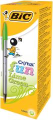 BIC TÜKENMEZ CRISTAL LARGE FUN A.YEŞİL 20Lİ 927885