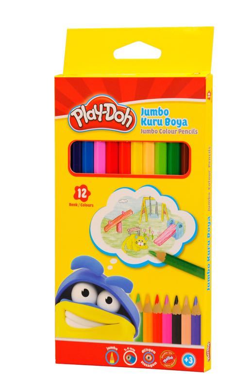 PLAY-DOH KURUBOYA JUMBO 12 RENK PLAY-KU004