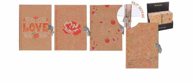KESKİN HATIRA DEFTERİ 14x20 120 YP.FLORESAN 310281