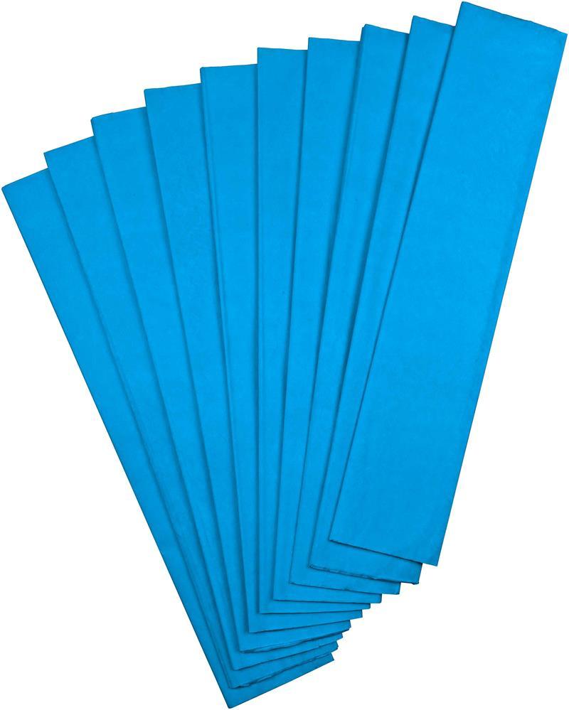 NOVA COLOR KREPON KAĞIDI 10 LU MAVİ NC-651
