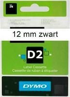 DYMO ŞERİT D2 12MMX10MT BEYAZ/SİYAH 721090