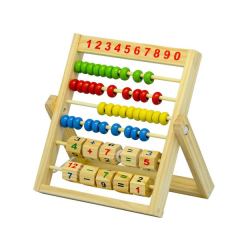 BU-BU AHŞAP ABAKÜS DÖRT İŞLEMLİ BUBU-AA0005