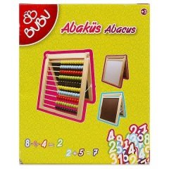 BU-BU AHŞAP YAZI TAHTALI ABAKÜS BUBU-AA0006