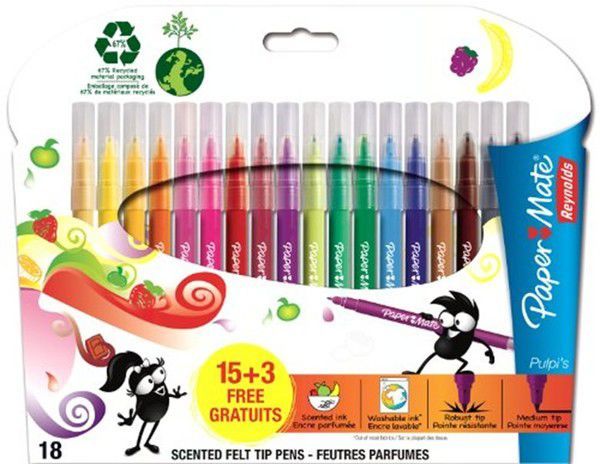 PAPERMATE KEÇELİ KALEM M UÇ KARIŞIK 15+3 1842290