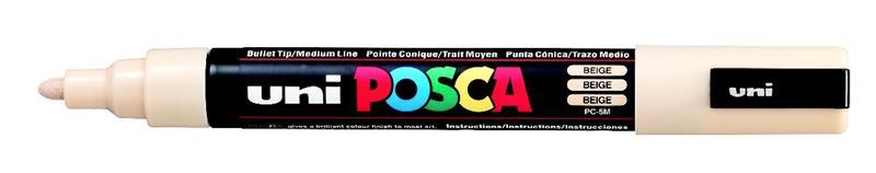 UNİ POSTER MARKÖRÜ POSCA PC-5M 1.8-2.5 BEJ