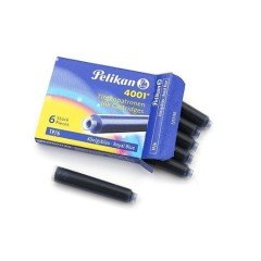 PELİKAN DOLMAKALEM KARTUŞU 4001 KISA ROY.MAVİ 6 LI