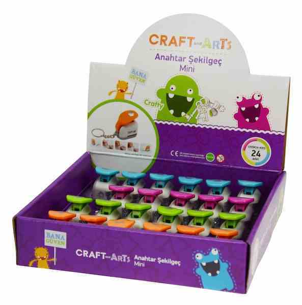 CRAFT&ARTS ANAHTARLIK ŞEKİLGEÇ 3/8 U1090A-K