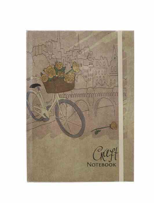 LİZ DEFTER KRAFT SERT K. LASTİKLİ IVORY ÇİZ.KF129Ç