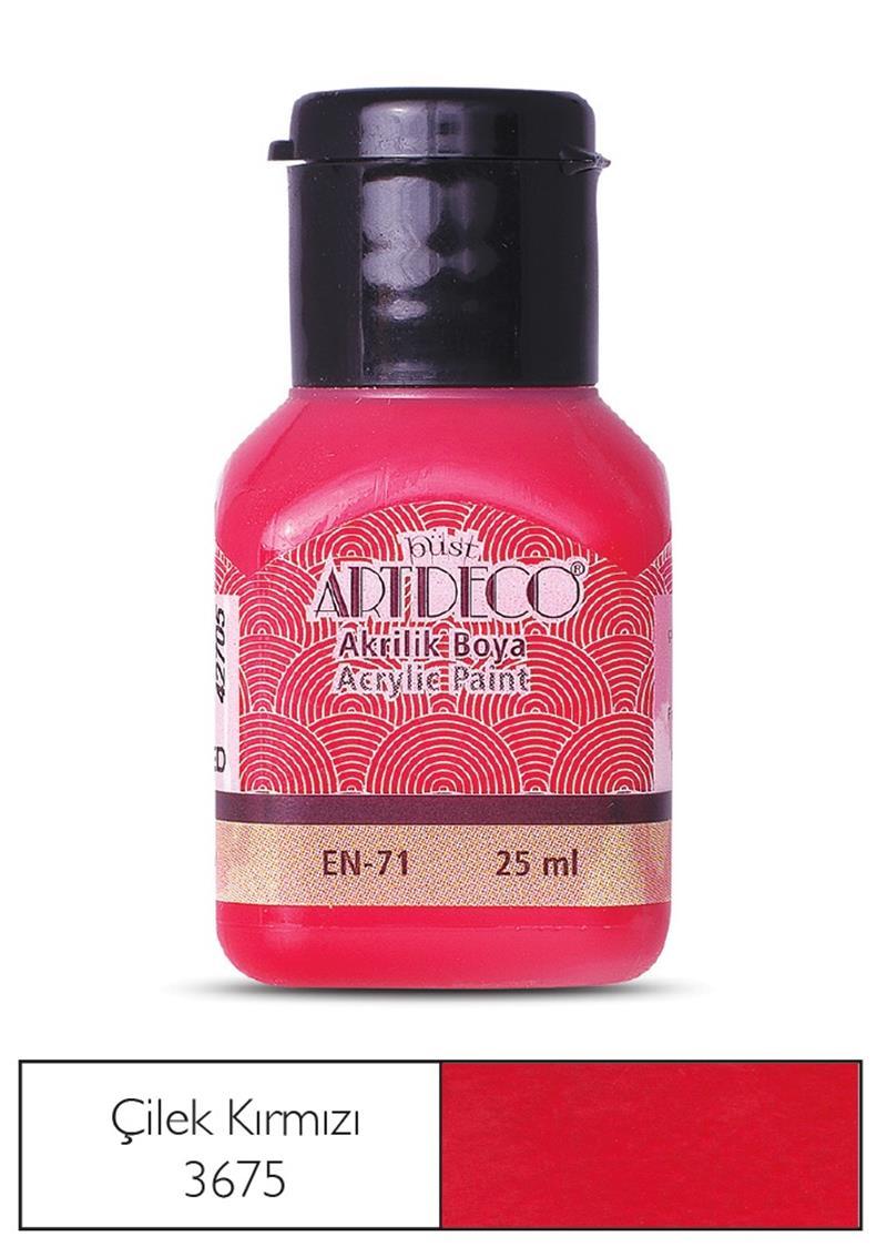 ARTDECO AKRİLİK BOYA 25 ML ÇİLEK KIRMI Y-070A-3675
