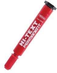 HI-TEXT PERMANENT M. KESİK UÇLU KIRMIZI 830PC